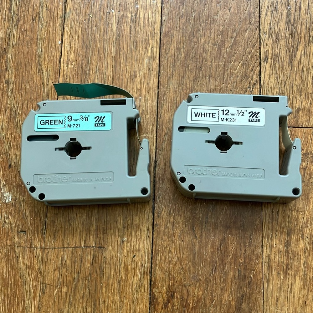 Brother Label Tape - M-721 & M-K231